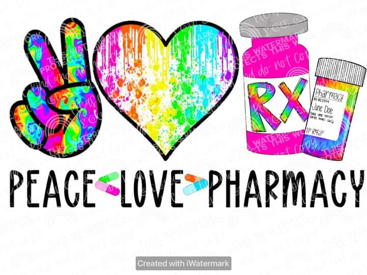 Peace Love Pharmacy 2 Print