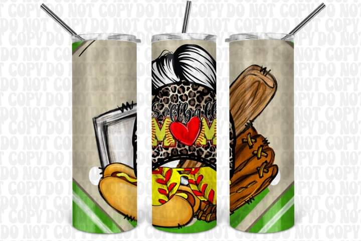 Softball Mom Tumbler