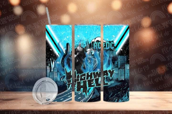Highway to Hell Tumbler