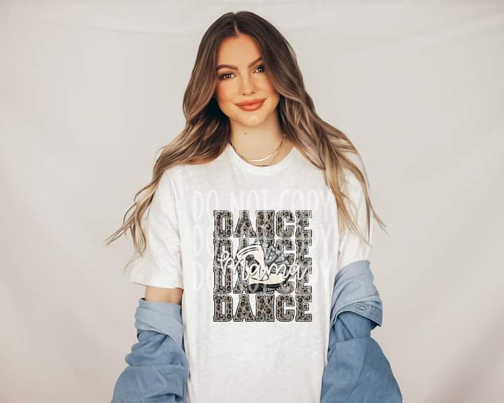 Dance Mama Leopard Tee