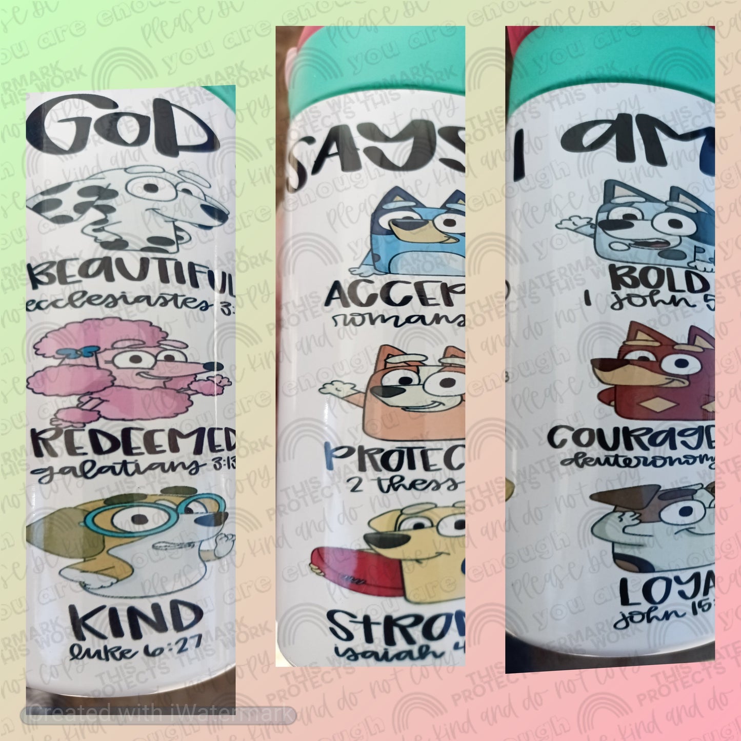 God Says Tumbler/Sippy Cup