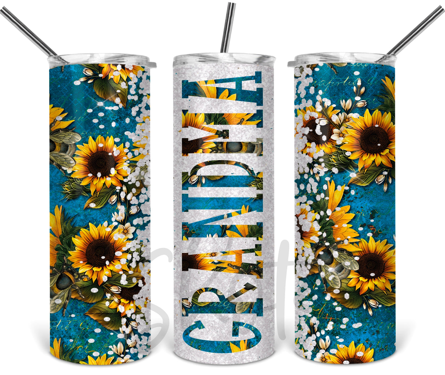 Grandma Sunflower Tumbler