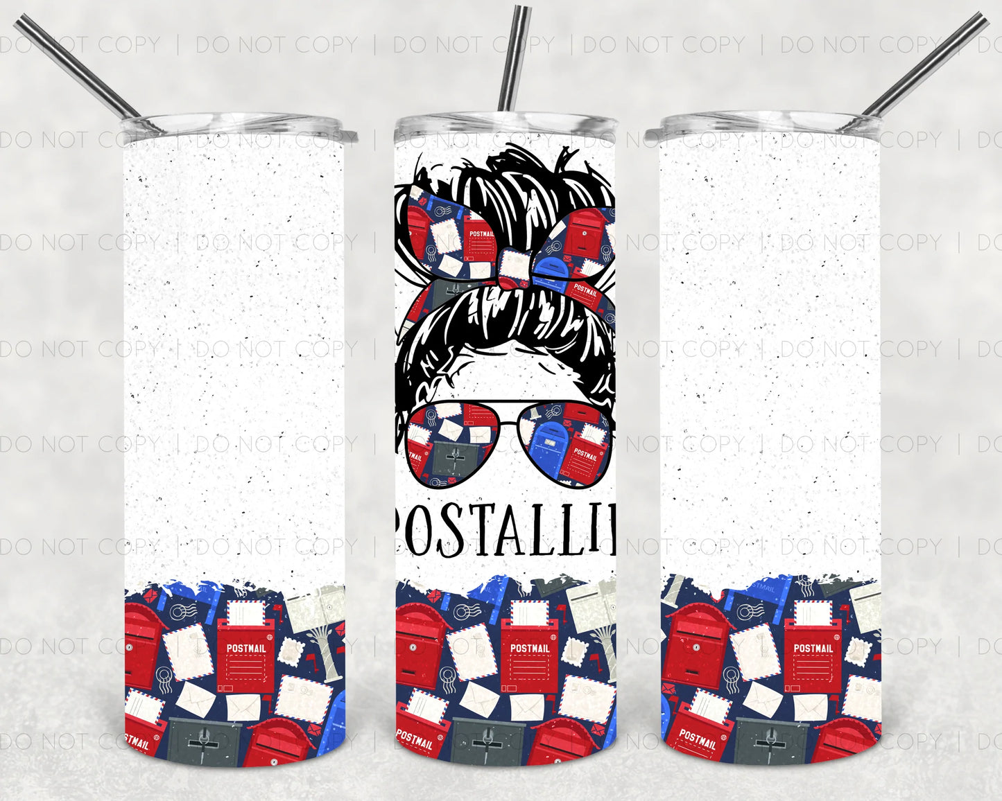 Postal Life Messy Tumbler Print