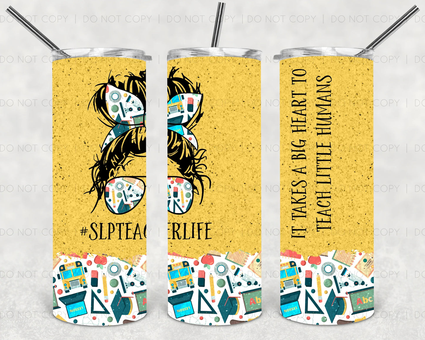 Slp Teacher Tumbler Print