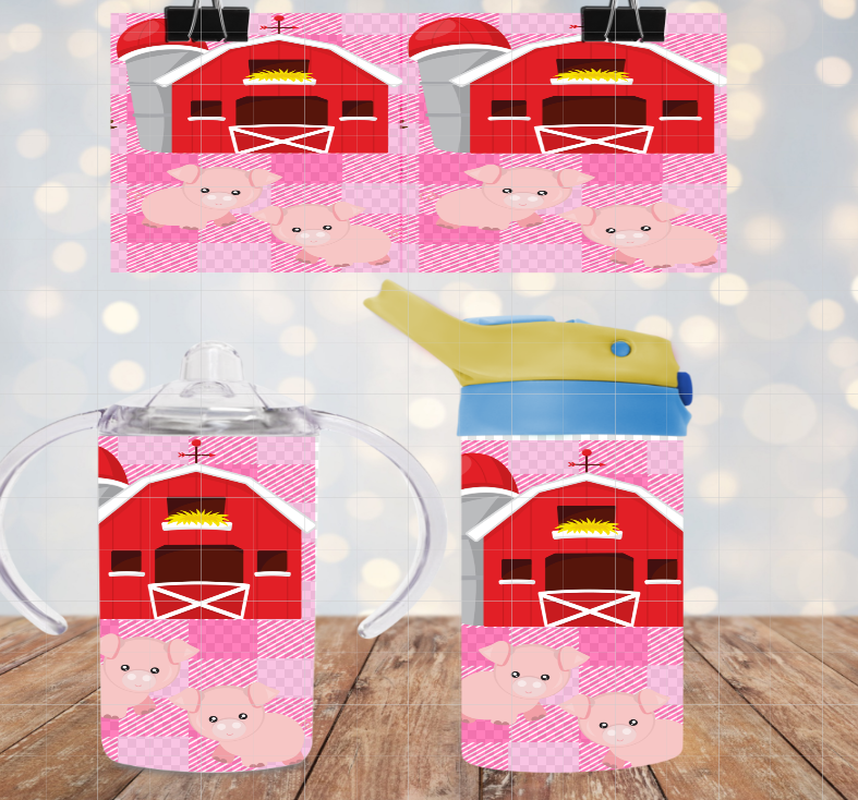 Farmhouse Kid's Tumbler/Sippy Cup