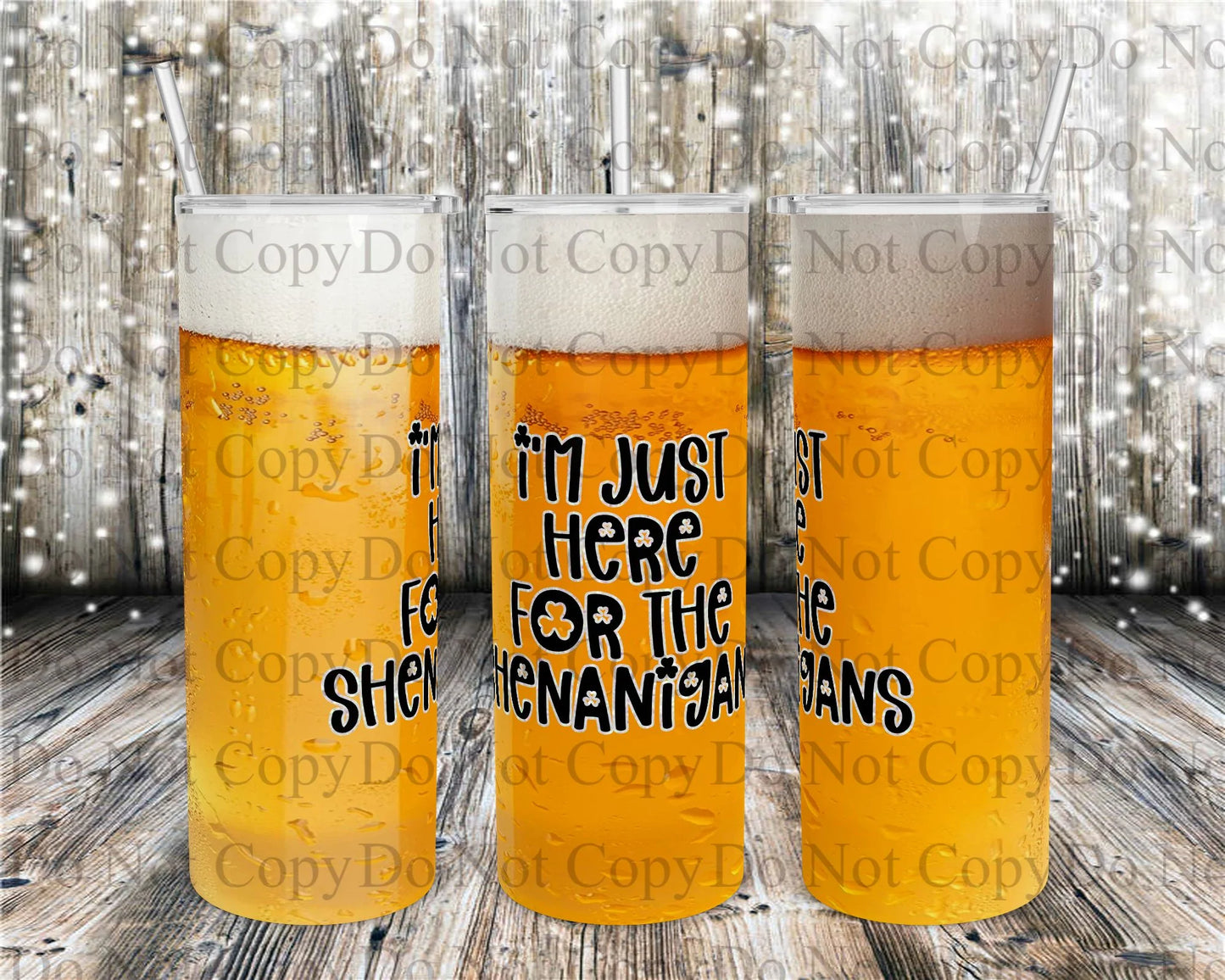 Shennanigans Tumbler Print