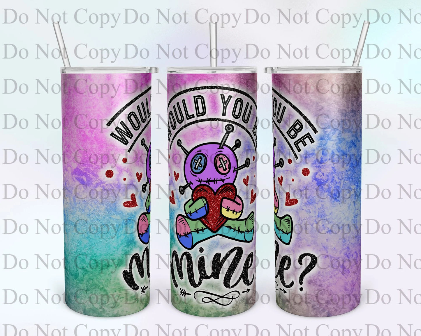 Voodo Be Mine Tumbler Print