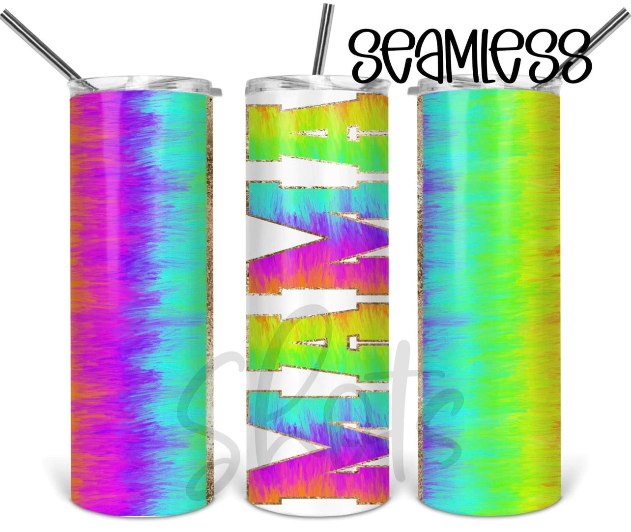 MAMA Chenille Letter Style Tumbler