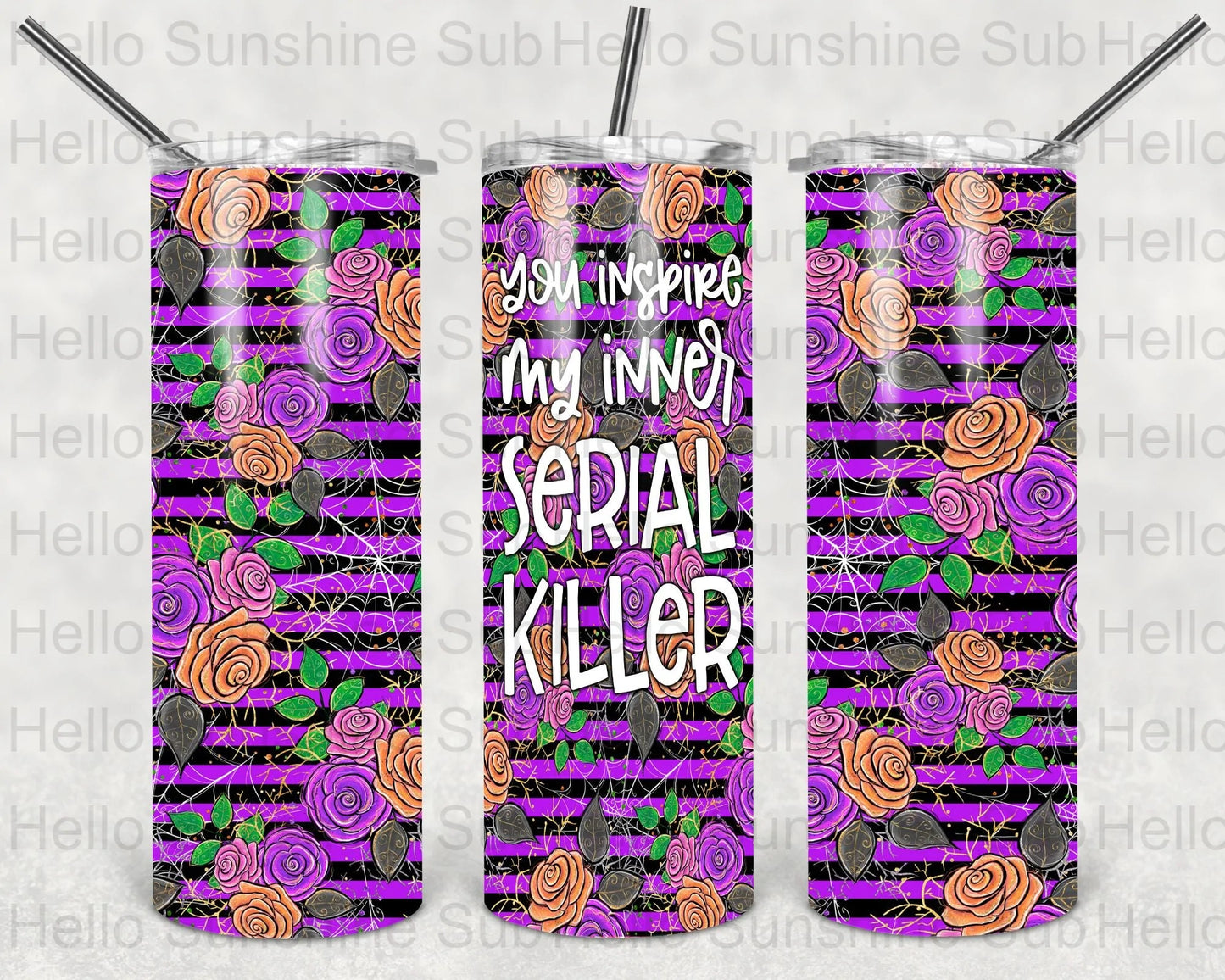Inner Serial Killer Tumbler Print