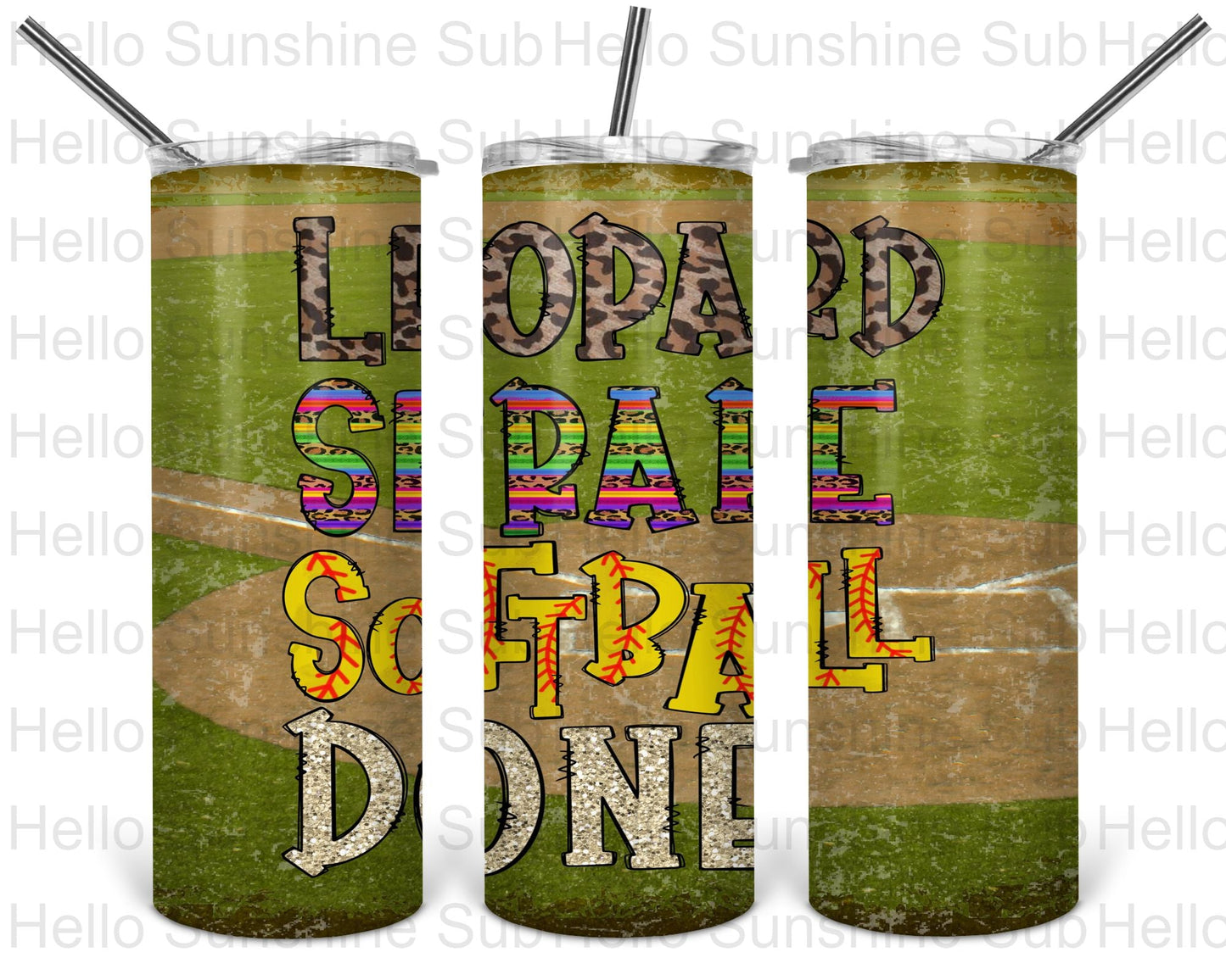 Leopard Serape SB Done Tumbler