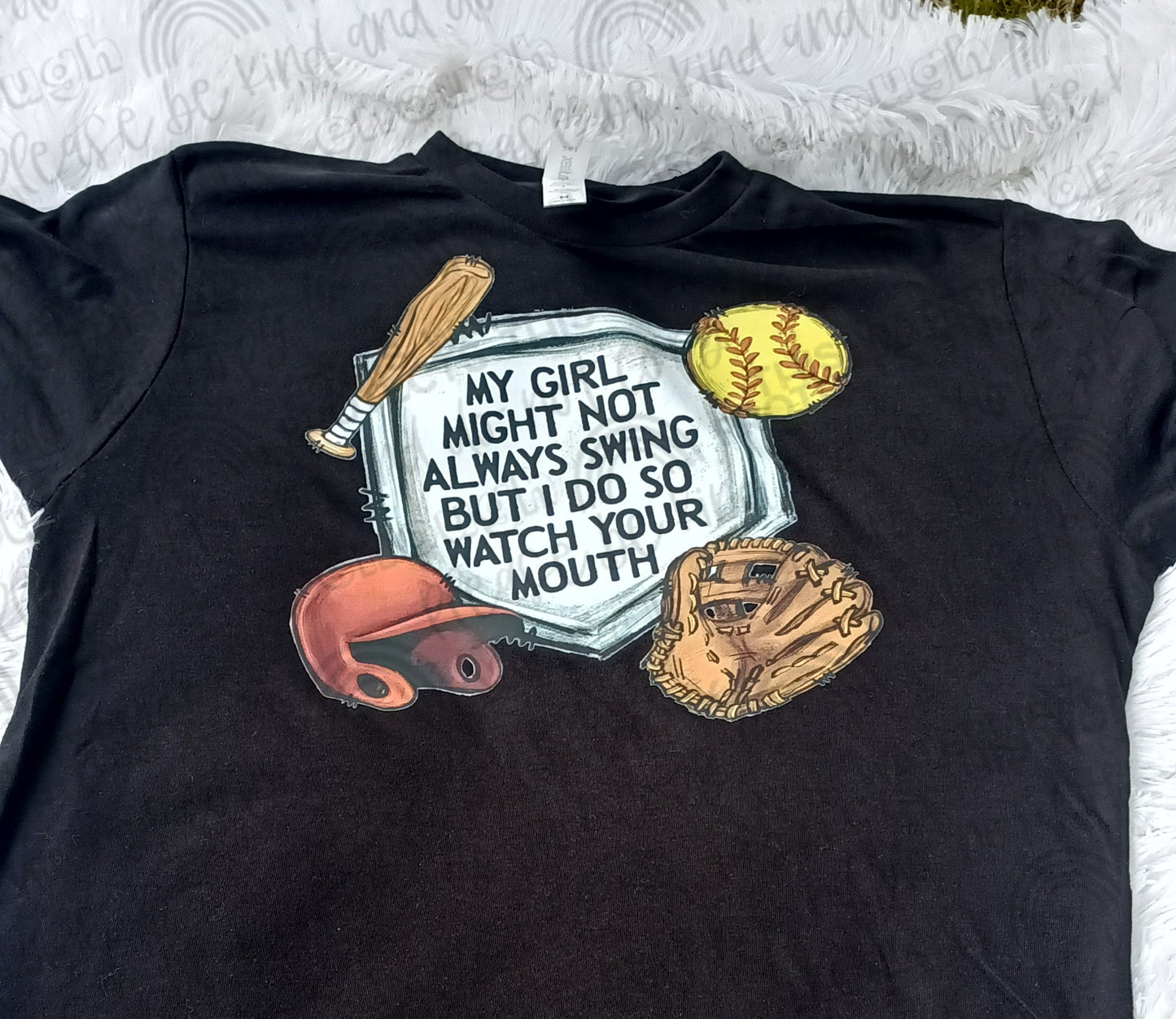 Might Not Swing But I Do T-Shirt-DTF