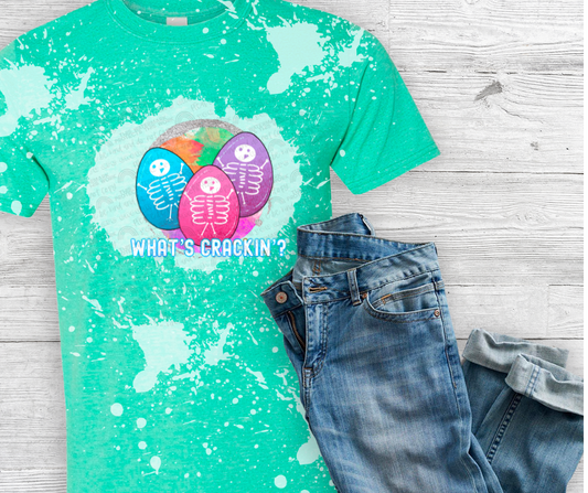 What's Crackin Creepy Easter Tee