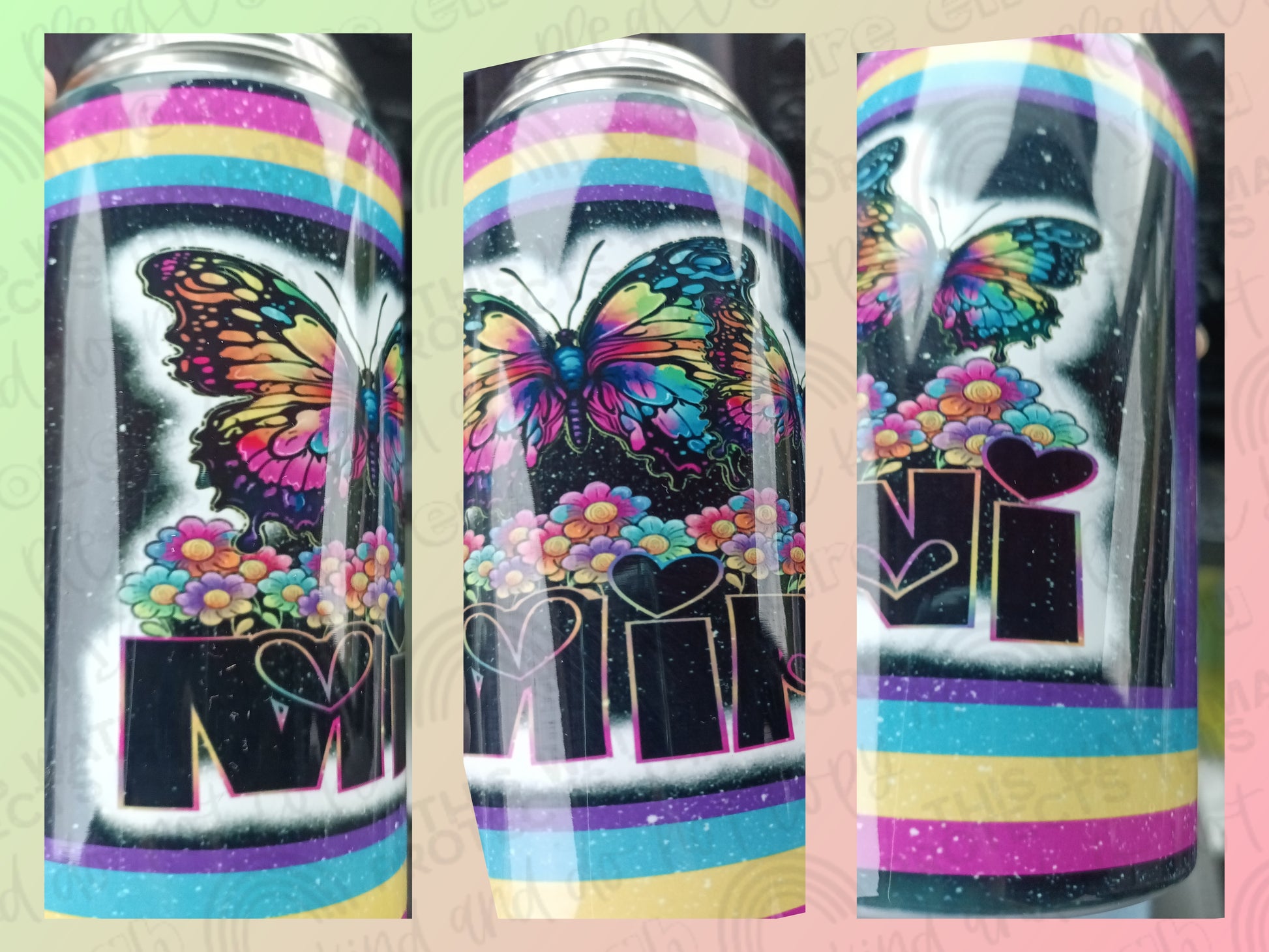 Mini Butterfly Tumbler/Sippy Cup