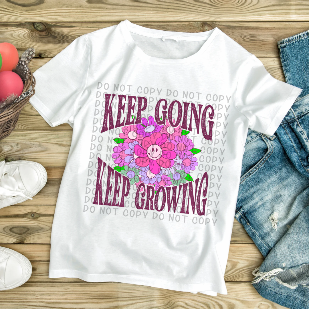 Keep Going Keep Growing Tee