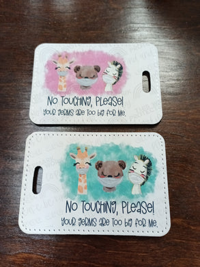 Double Sided Luggage tags for Baby