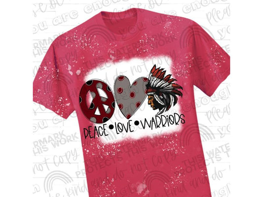 Peace Love Warriors Tee