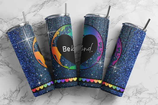 Be Kind Globe Tumbler
