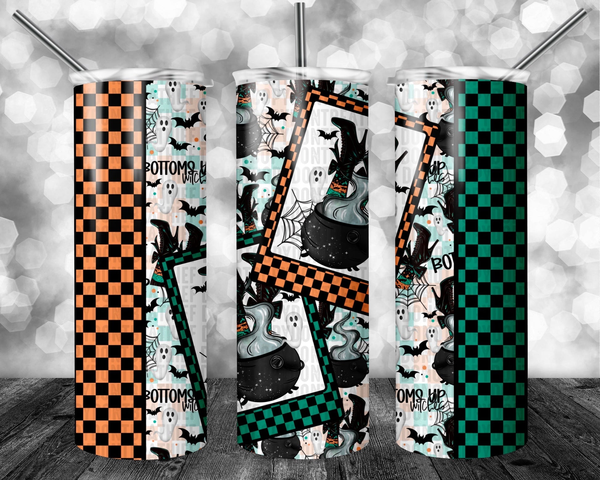 Bottoms Up Witches Tumbler