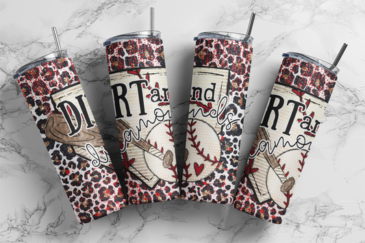 Dirt & Diamonds Leopard Tumbler