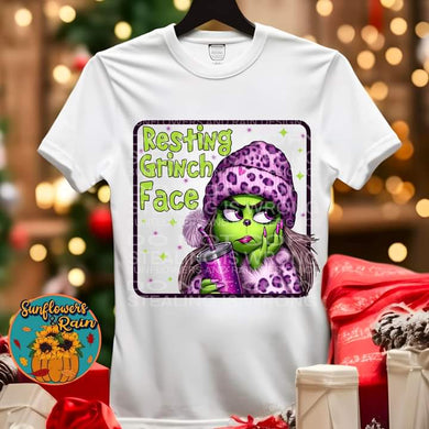 Resting Green Face Tee or Crew