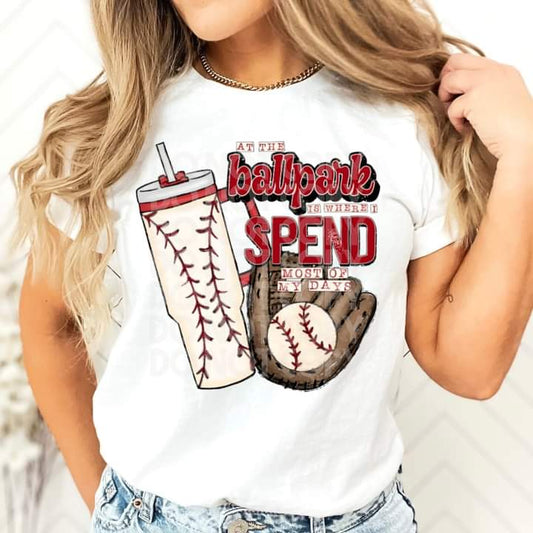 At the Ballpark Baseball Tee