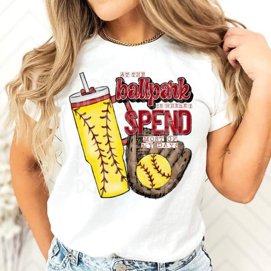 At the Ballpark Softball Tee