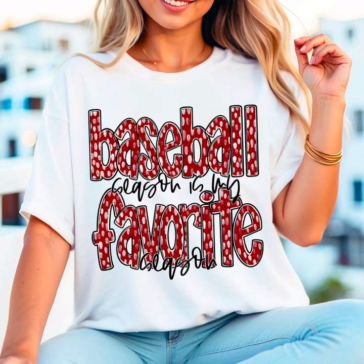 Baseball or Softball is my Favorite Season T-shirt