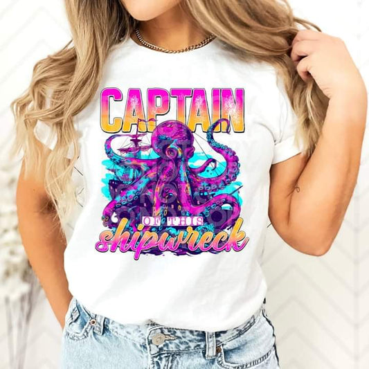 Captain of this Shipwreck T-shirt