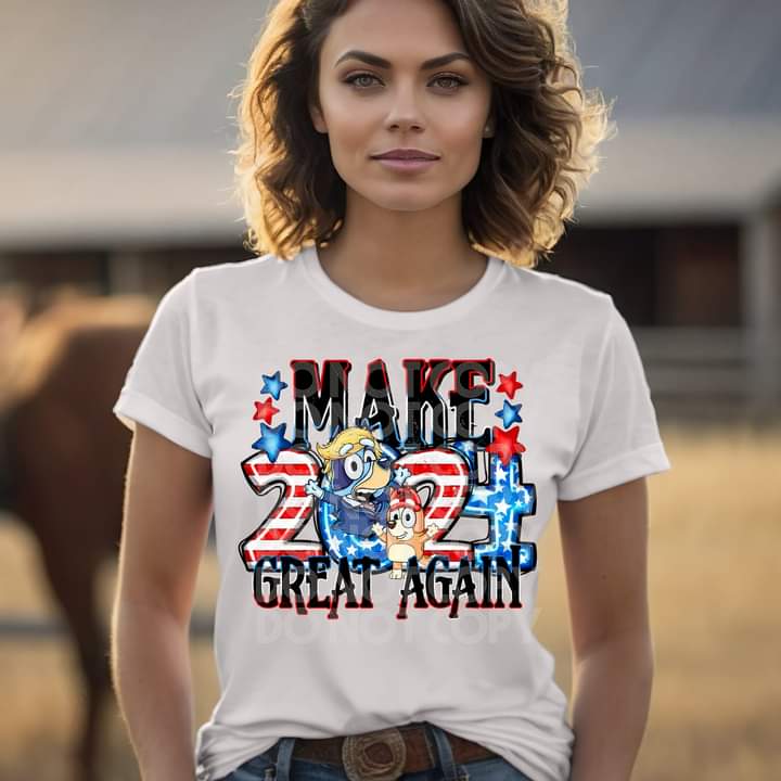 Make 2024 Great Again Dog T Tee