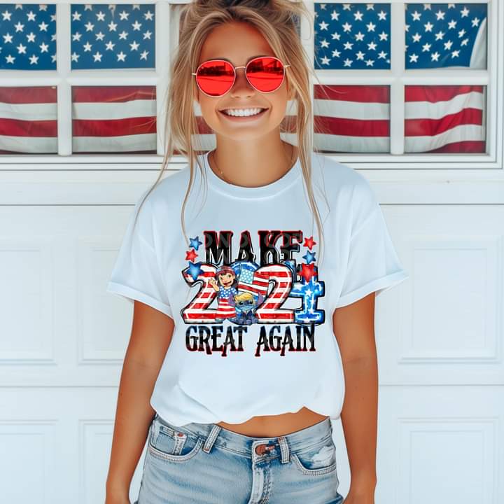 Make 2024 Great Again L & S Tee