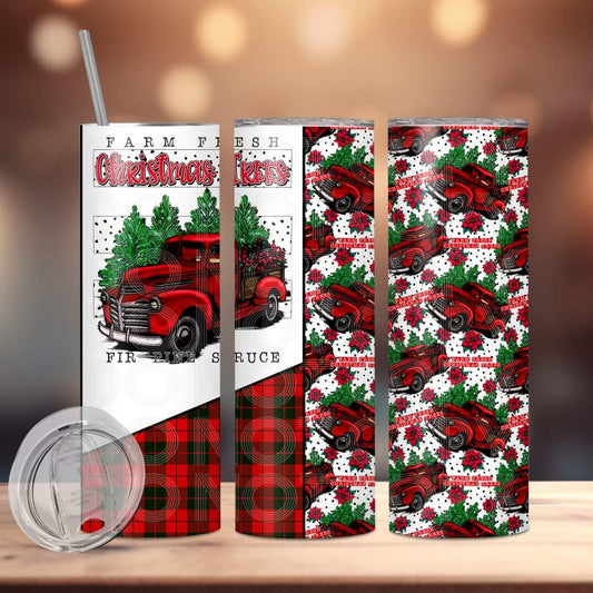 Farm Fresh Christmas Trees Tumbler