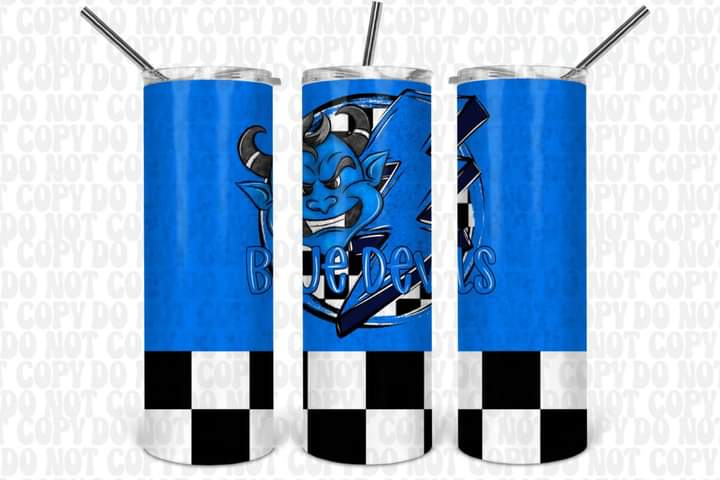 Mascot Blue Devils Tumbler