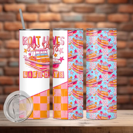 Boat Waves Tumbler