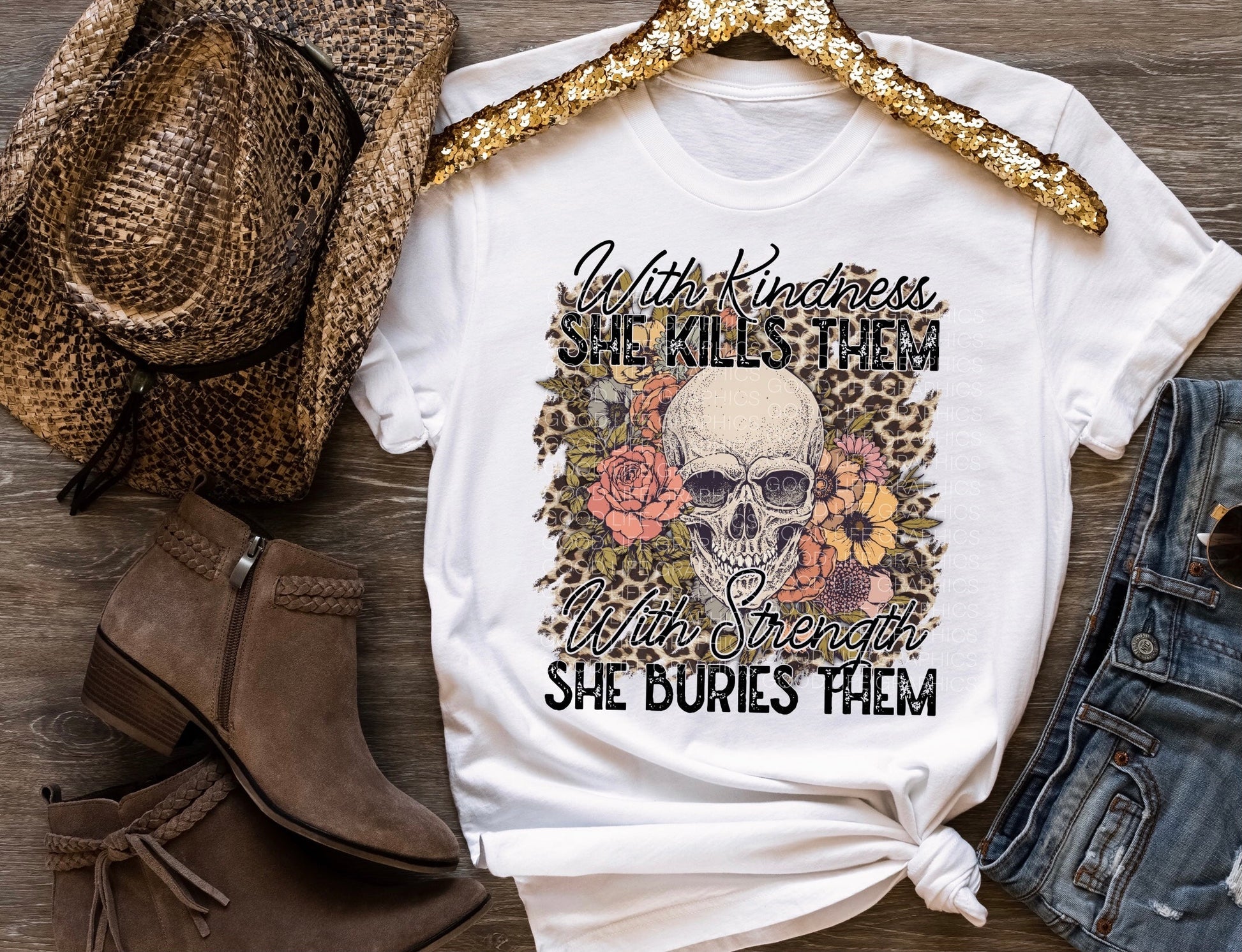 With Kindness She Kills Them Tee