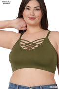 Padded Adjustable straps Bralette-Plus