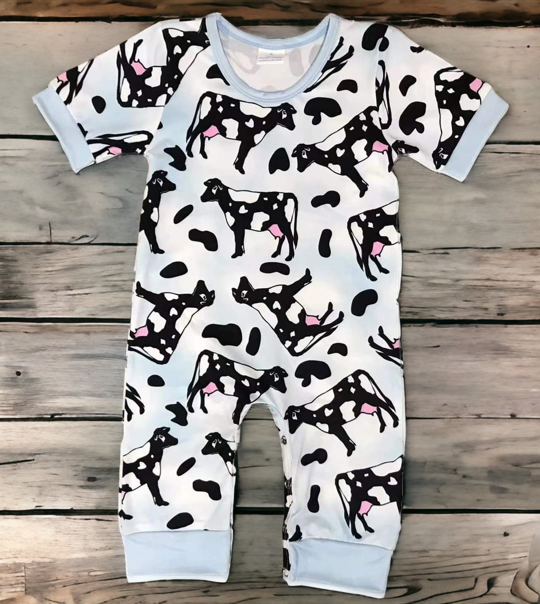 Boys cow Romper