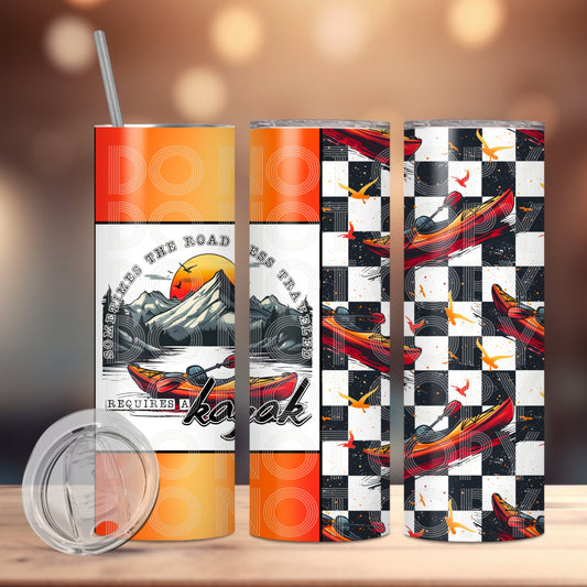 Take the Road Less Traveled Tumbler