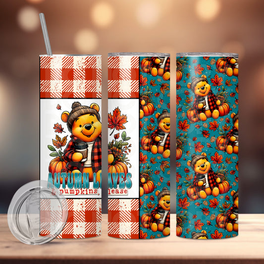 Autumn Leaves and Pumpkins Please PB Tumbler