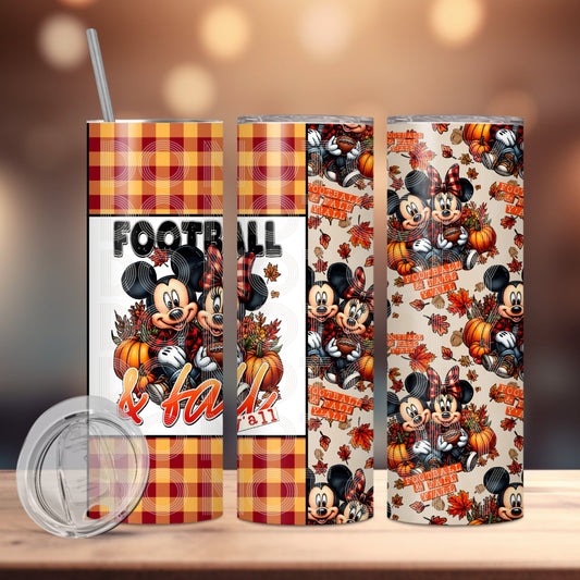 Football and Fall Y'all Mouse Tumbler