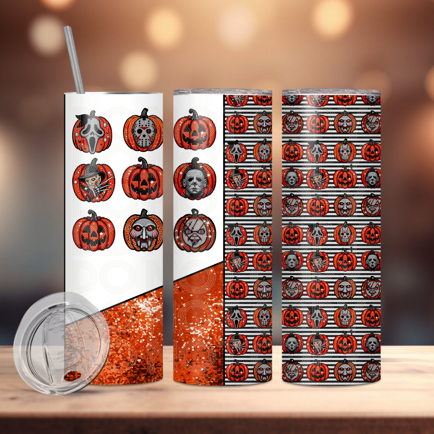 Horror Pumpkins Tumbler