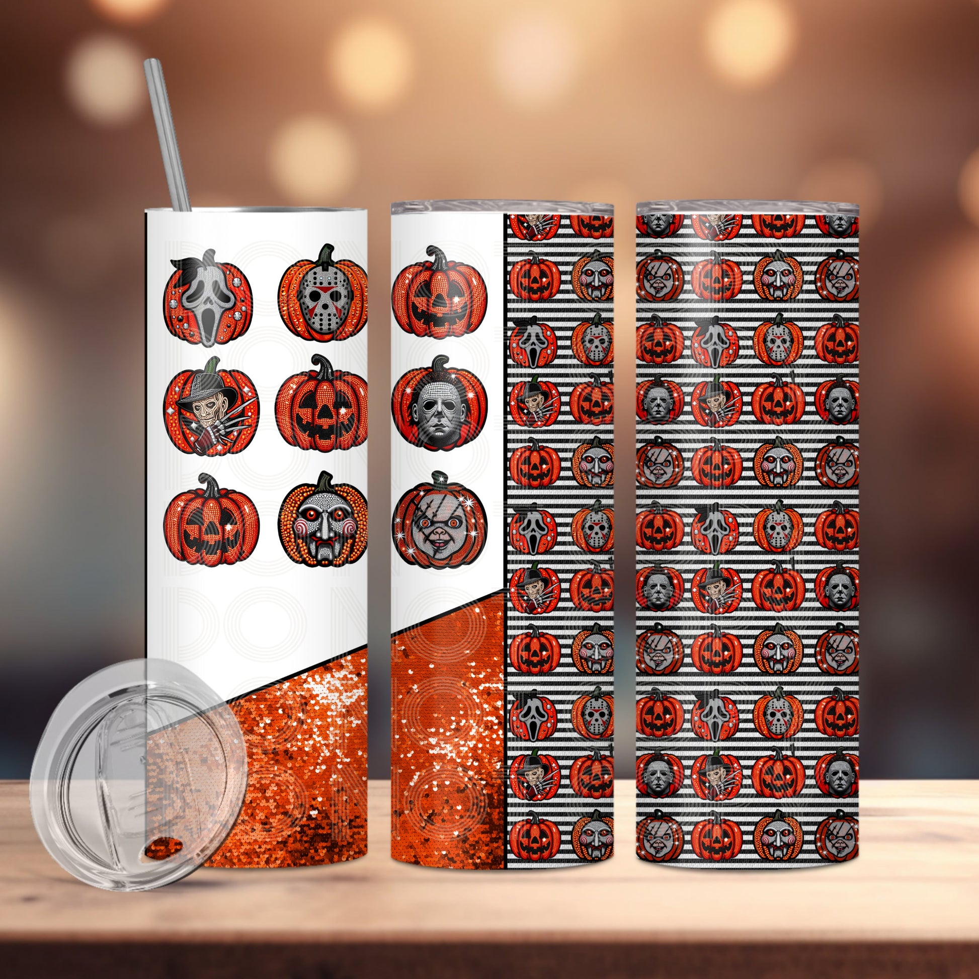 Horror Pumpkins Tumbler