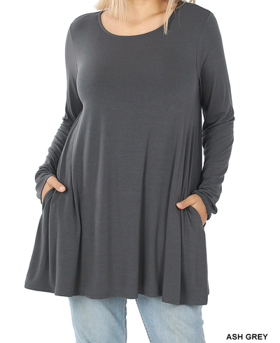 Flare Tunic with Pockets