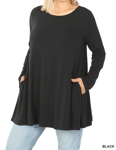 Flare Tunic with Pockets