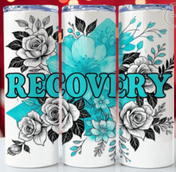 Recovery Floral Tumbler