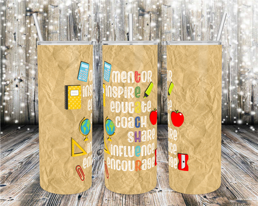 Teacher Mentor Tumbler