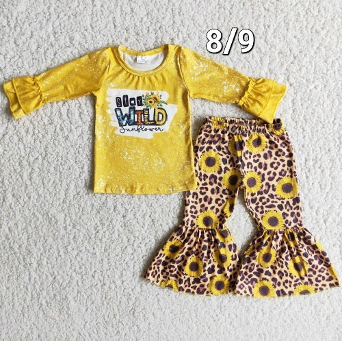 Sunflower bell set