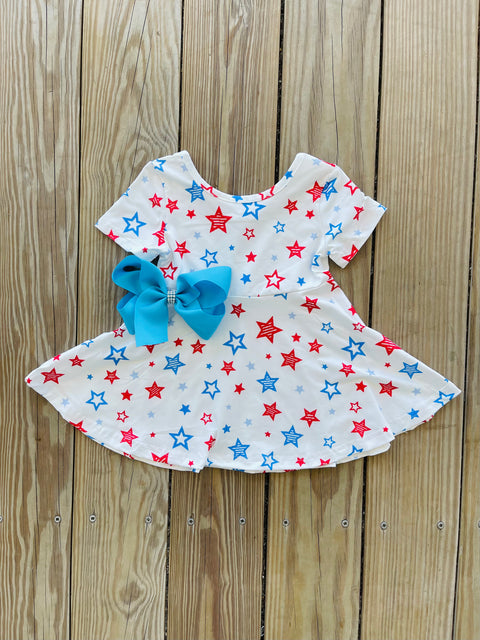 White star dress