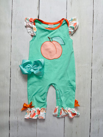 Peach romper