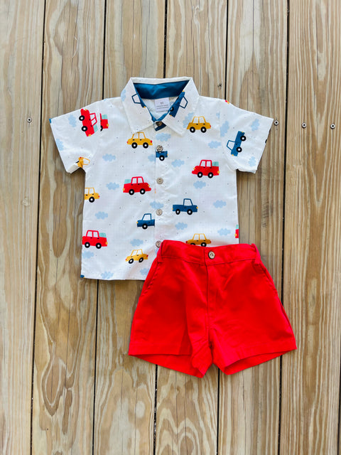 Car button up set