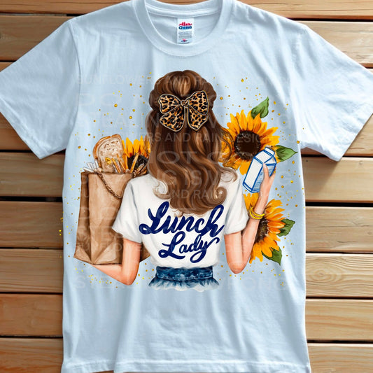 Lunch Lady Sunflower Tee